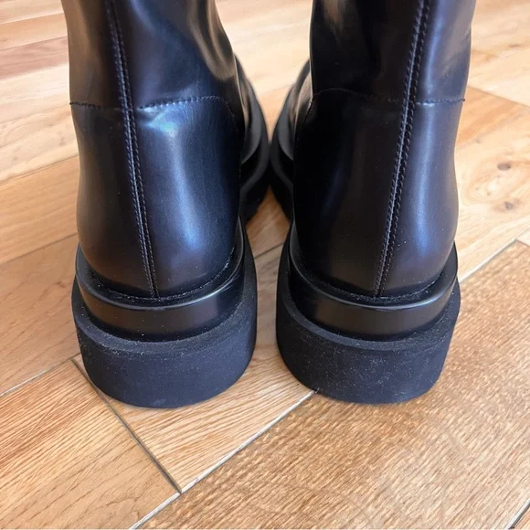 Jeffrey Campbell Womens Noah Black Zip Front Boots Grunge Festival Size 8.5 - Picture 8 of 11